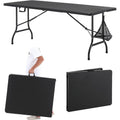 Black Folding Outdoor Picnic Table