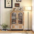 Farmhouse Glass‑Door Sideboard Credenza