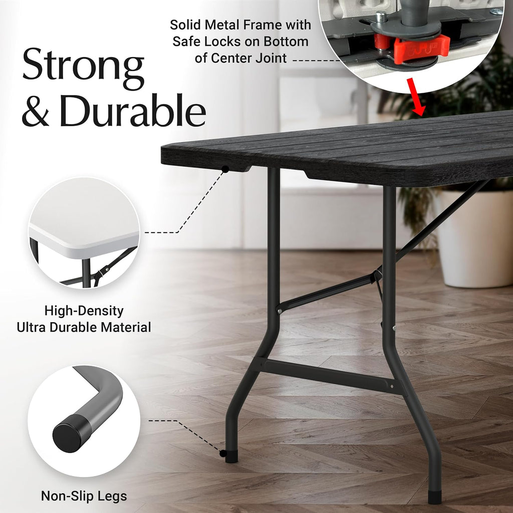 Heavy‑Duty 6FT Folding Utility Table