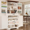 White Freestanding Kitchen Pantry Cabinet
