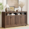Brown Sideboard Buffet Storage Cabinet