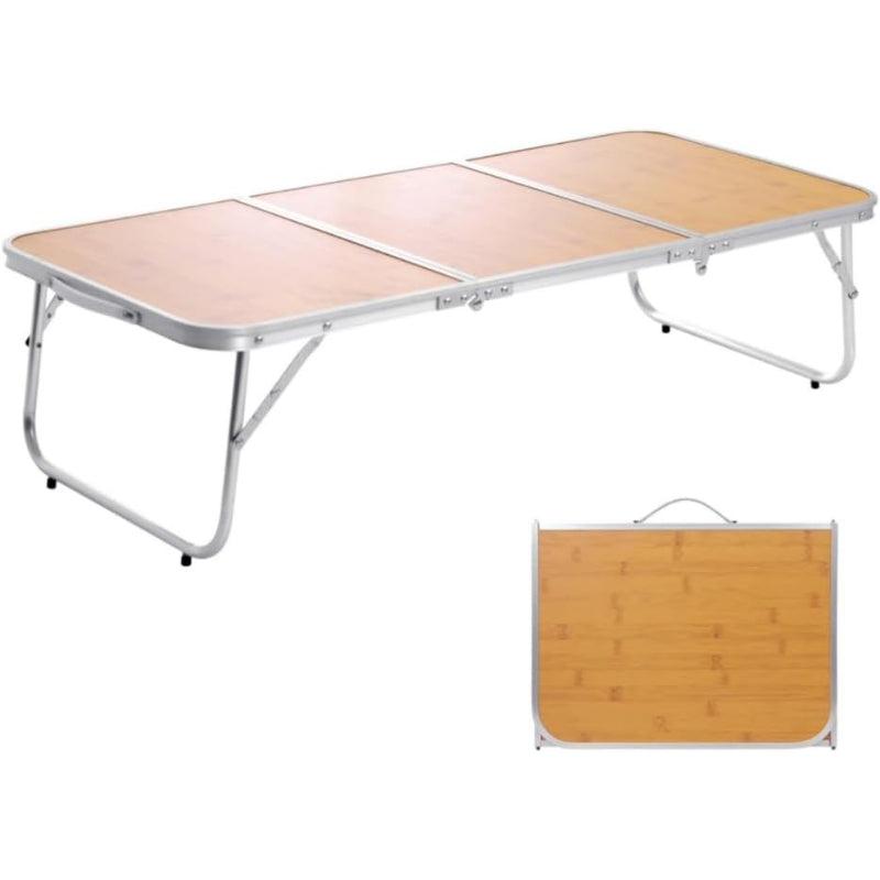 Yellow Portable Aluminum Camping Table